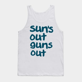 22 Jump Street Suns Out Guns Out Tank Top